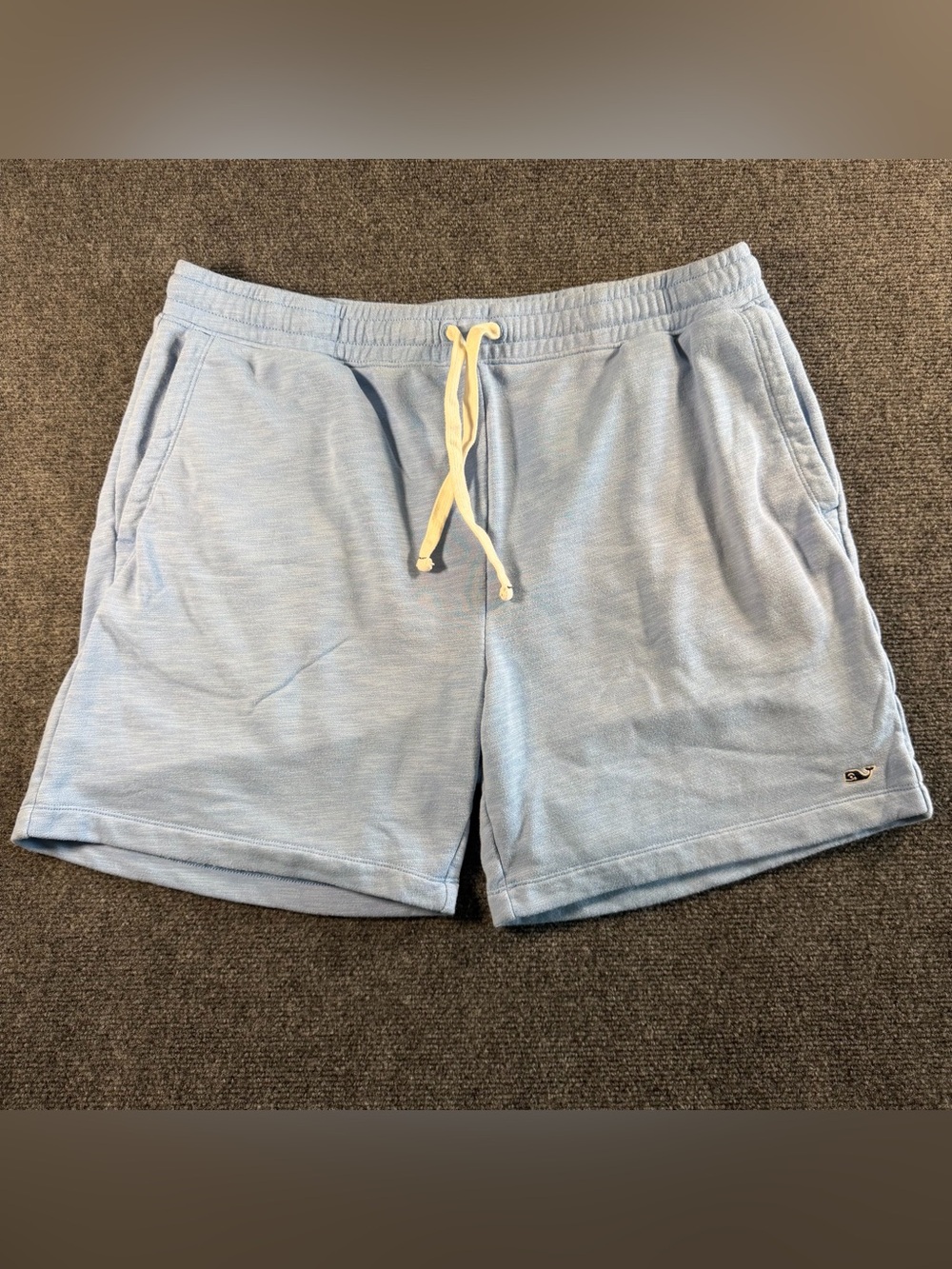 Vineyard Vines Surfside Pullup Shorts Men’s XL Blue Cotton Polyester 7” Inseam